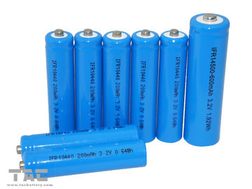 IFR10440 AAA Li-Ion 3.2V LiFePO4  200mAh Batteries for Solar Product