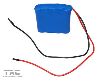 Blue PVC 12V LiFePO4 Battery Pack LFR18650 1500MAH  For Solar Lantern