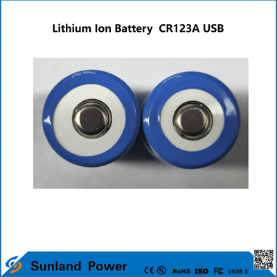Lithium Ion Battery CR123A USB applicable to the production of USB rechargeable lithium-ion batteries.