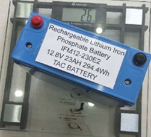 Blue 12V LiFePO4 Battery Pack 26650 23AH With Housing UL2054 For Solar Lighting