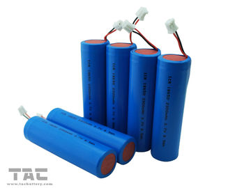 3.7V ICR18650  2300mAh Lithium Ion Cylindrical Battery With BMS For Sound Equipment