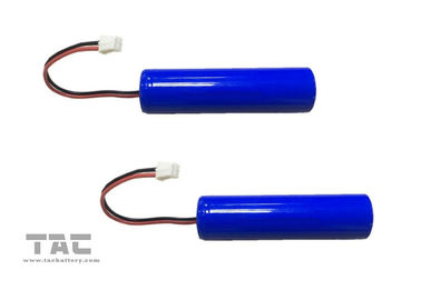 PVC Lithium Ion Cylindrical Battery 2600mah 3.7v For POS Terminals Stock