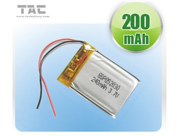 Lipo Battery  Rechargeable LP052030 3.7V 200mAh Polymer Lithium For Bluetooth