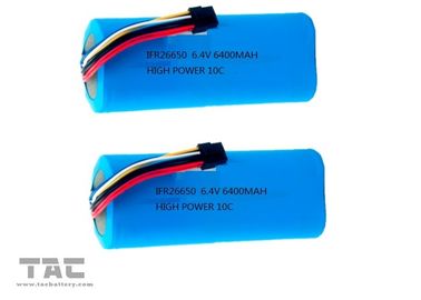 IFR26650F 6400mAh 6.4V Power Tool Rechargeable Batteries with Long Life Cycle