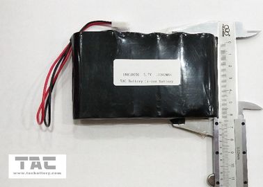 Outdoor Solar Lithium  Ion Battery Pack 3.7V ICR18650 UL1642  500 Times Circle Life