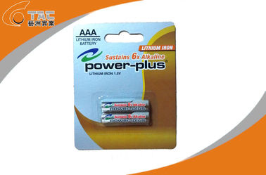 Primary Lithium Iron Battery LiFeS2 1.5V AAA / L92 Power Plus Battery for MID, E-book