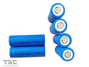 Rechargeable Lithium Ion Cylindrical Battery LIR14430 700mAh For Lighting