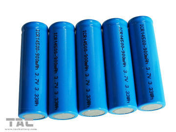 Rechargeable Lithium Ion Cylindrical Battery AA  3.7V 14500 For Solar