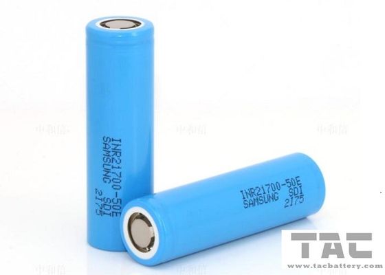 Samsung Lithium Ion Cylindrical Battery Rechargeable Cell INR21700-50E For ESS  Electronic Tool