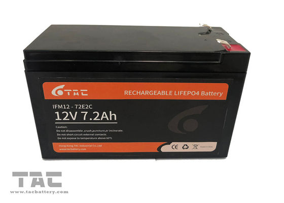 7.2Ah 12V LiFePO4 Battery Pack For Back Up And Solar Light Lead Acid Replacement