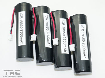 Rechargeable Lithium ion Battery ICR18650 2300mAh With Wire for E-toy
