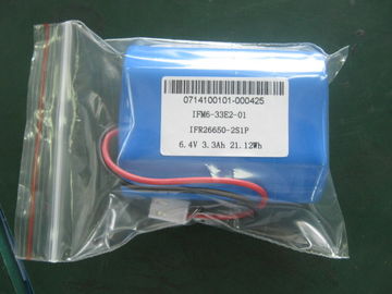6.4V 3.3Ah Lithium Iron Phosphate Battery Pack for Home Solar System