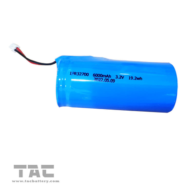 FR4 3.2V LiFePO4 Battery Pack 32700 6AH BMS For Portable Back Up Lithium Battery