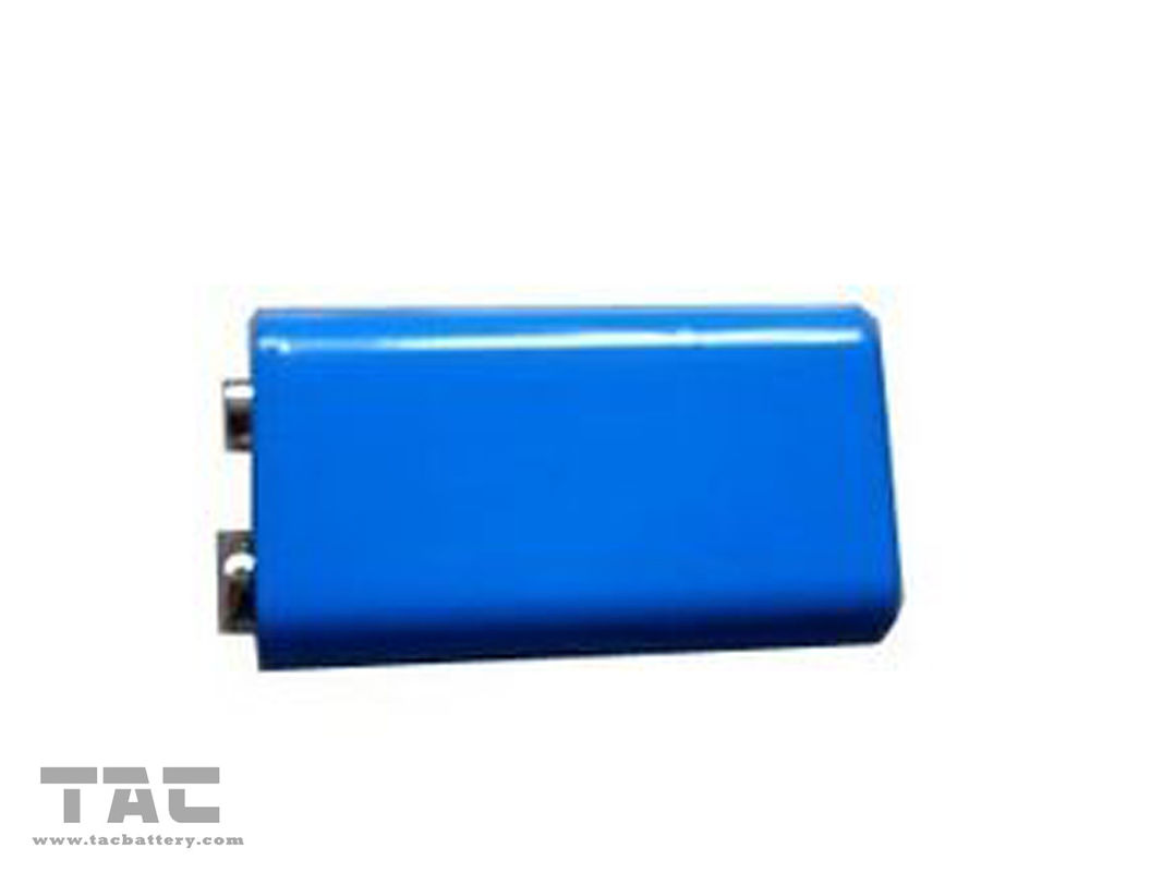 9V Lithium Ion Cylindrical Battery  220mAh Rechargeable for Toy