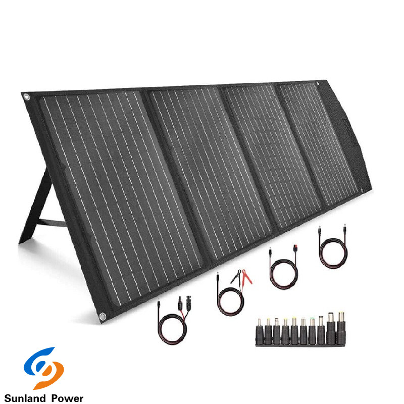 6.6A Portable Energy Storage System Easy Carry Bag 120W Solar Panels