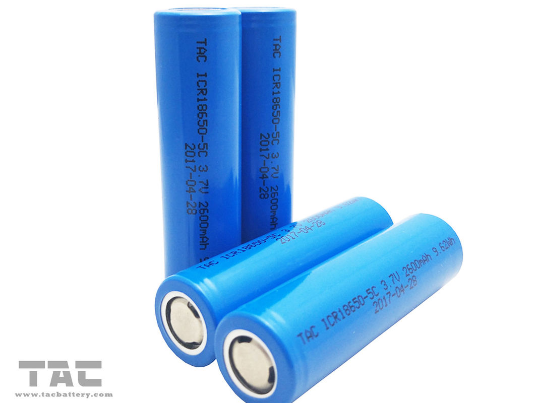 ICR18500 3.7V 1000mAh Lithium Ion Cylindrical Battery For Portable Flashlight