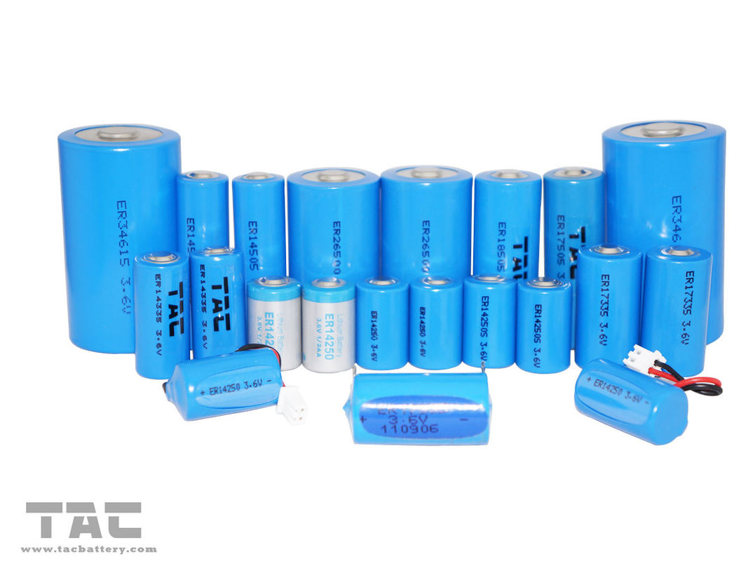 Ammeter LiSOCl2 Battery ER17335 1800mAh 3.6V Stable Voltage Li socl2 lithium battery