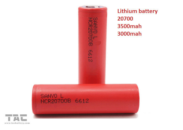 20700 Lithium Ion Cylindrical Battery For Electrical Vehicle 3.7V 3000MAH 30C