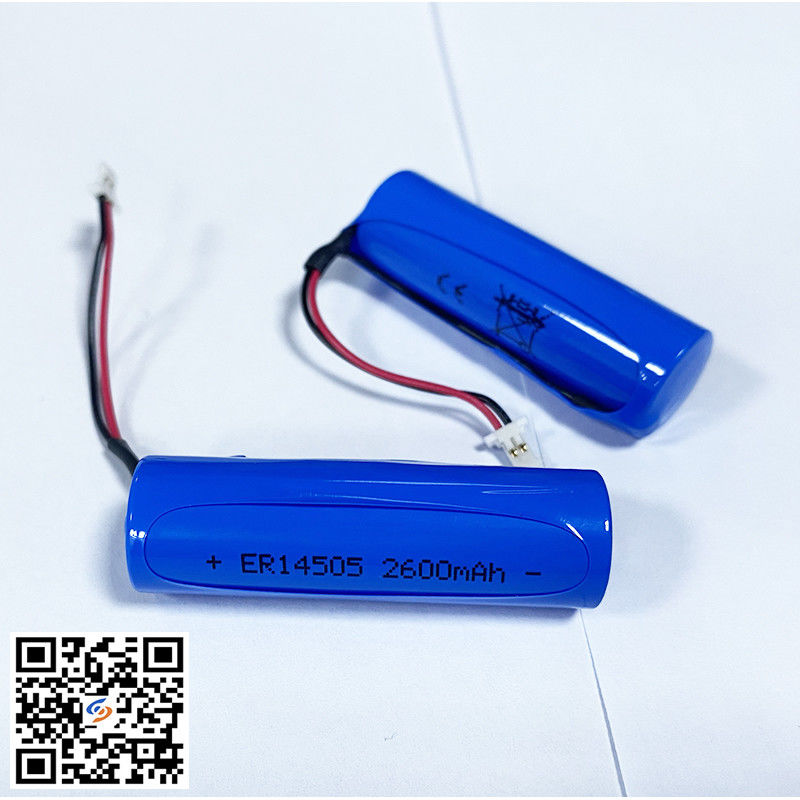 3.6V Industrial Non Rechargeable LiSOCl2 Battery ER14505 2600mAh For Mousetrap Pass UL1642