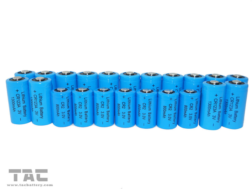 Non-rechargeable 3.0V CR123A 1300mAh Li-Mn Battery for digital control machine