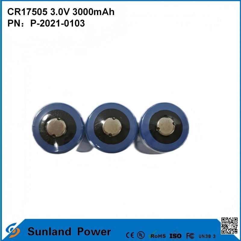 CR17505 3.0V 3000mAh Battery Smart Power For Industrial Guard Security Power Health Guard