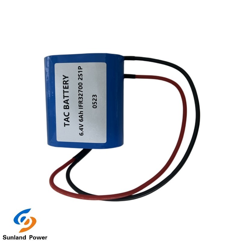 BATTERY 6.4V 6AH IFR32700 2S1P SUITABLE FOR SMALL SOLAR LIGHTS REMOTE-CONTROLLED CARS EMERGENCY LIGHTS ELECTRONIC SCALES ROUTERS.