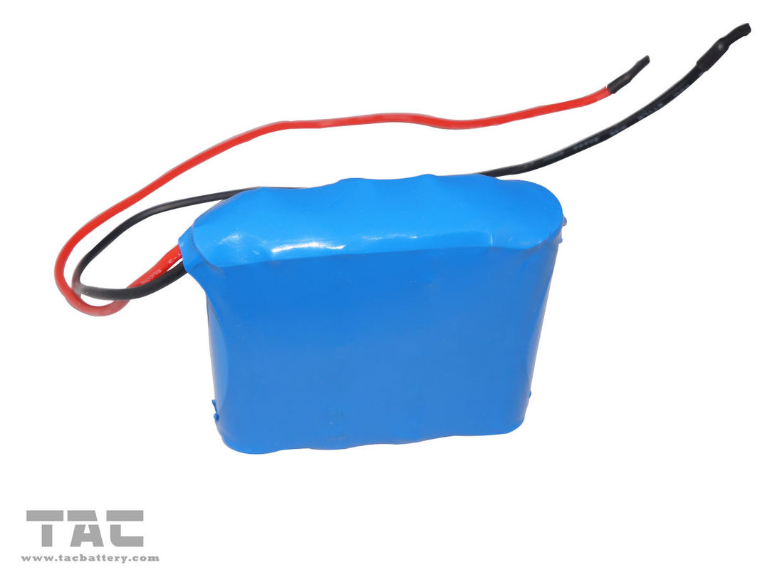 Blue PVC 12V LiFePO4 Battery Pack LFR18650 1500MAH  For Solar Lantern