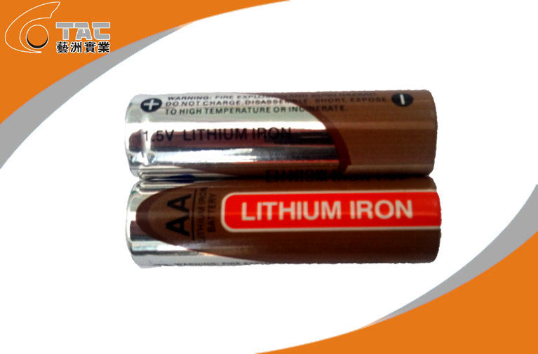 1.5V AA 2700mAh Primary Lithium Iron Battery with High Capacity