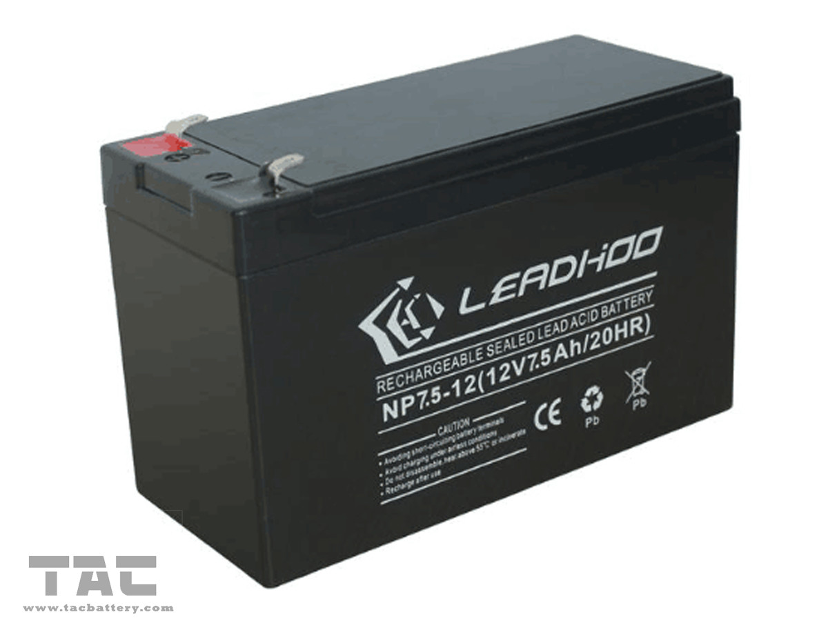 12v Battery Pack 12v 7 5ah Seal Lead Acid Battery Pack For Solar Lighting