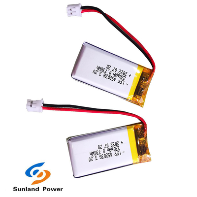 LP0452038 3.2V 230mAh Polymer Lithium Ion Batteries LiFePo4 Rechargeble