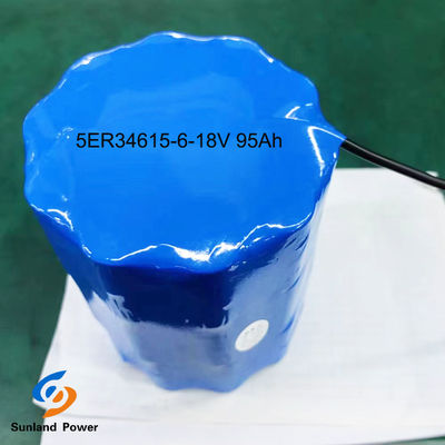 LiSOCl2 Battery Primary Battery ER34615 5S6P 18V 95Ah With Ambient Temperature Range -55℃ To 85℃