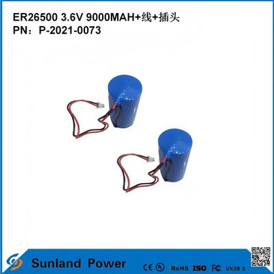 3.6V 9AH ER26500 Primary Battery High And Stableoperating Voltage Long Strong Life