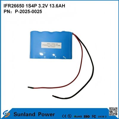 Factory Produces IFR26650 1S4P 3.2V 13.6Ah Batteries Suitable For Home And Commercial Mobile Energy Storage, High-Power Power Tools Drills Saws And Angle Grinders Portable Medical