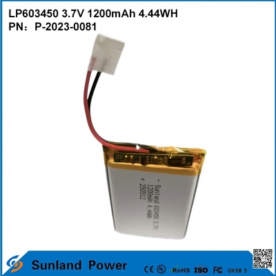 GP603450  1200mAh 3.7V