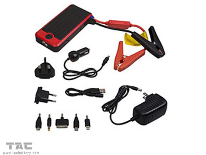 Black Lifepo4 Portable Car Jump Starter 12000mAH 165 x 75 x 26mm