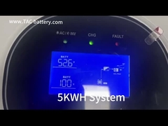 Low Voltage Stacking Solar Energy Storage System 51.2V 100AH 5000WH With Inverter