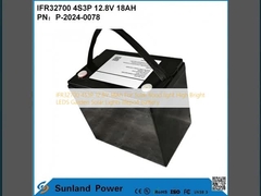 IFR32700 4S3P 12.8V 18Ah For Solar flood light High Bright LEDS Garden Solar Lights lifepo4 battery