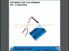 ER18505S 1S2P 3.6V 5600MAH High-Temperature Resistant High-Capacity Battery