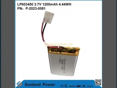 GP603450  1200mAh 3.7V