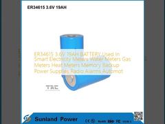 ER34615 3.6V  19AH BATTERY Used In  Smart Electricity Meters Water Meters Gas Meters Heat Meters Memory Backup Power Supplies Radio Alarms Automot