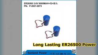 Long Life 9AH ER26500 Battery Power