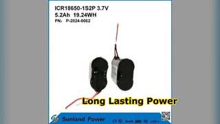 5.2AH Rechargeable Battery Power Up