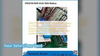 Robot Battery Upgrade 25.6V 30AH