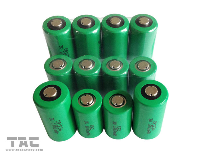 CR123A Primary Lithium LiMnO2 Battery 1500 mAh with High Energy Density